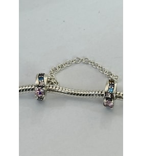 Fubena Taşlı Zincirli Charm