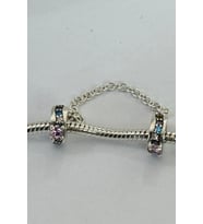 Fubena Taşlı Zincirli Charm