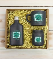BK Gift Kişiye Özel İsimli DTF Best Friend Temalı Antrasit Kahve Fincanı & Kolonya & Mum Hediye Seti-1, Arkadaşa Hediye, Doğum Günü Hediyesi