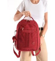 Ultra Hafif Orta Boy Sırt Çantası Çok Cepli Kırmızı (Model: 571-3P)