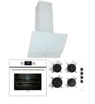 Teka - Chef 6 Premium Ankastre Beyaz Set ( Atv 60 Beyaz - Gbe 64002 Kbc Wh - HAK