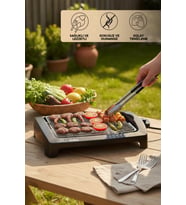 Sinbo SBG-7102 2000 W Elektrikli Izgara – Dumansız & Kolay Temizlenir Sağlıklı Izgara