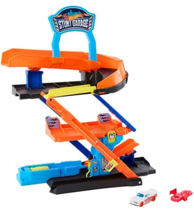 Hot Wheels City Oyuncak Araba Ve Pist Seti, Dönüştürülebilir Maceraya Başlangıç Garajı Oyun Seti, 1: (Çok Renkli)