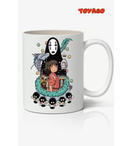 Spirited Away Ruhların Kaçışı Hayao Miyazaki Anime Temalı Beyaz Kupa Bardak Hediye