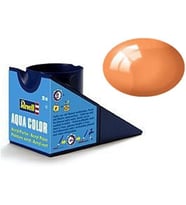 Revell - Su Bazlı Maket Boyası Turuncu Clear 18 Ml (36730) (Krem)