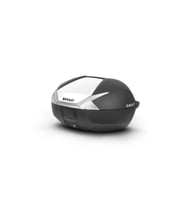 Motosiklet Kurye Arka Top Case Çanta Beyaz Kapak Kilitli Shad Motor Çantası Bagaj Hacim 47 lt