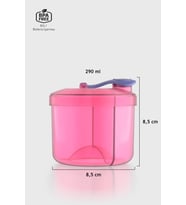 Renga Doli 290 ml 3 Bölmeli PP Toz Mama Kabı 221004 Pembe