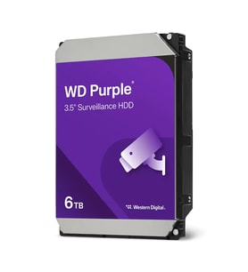 WD 3.5" 6TB PURPLE WD64PURZ 5700 RPM 256MB SATA-3 Güvenlik Diski