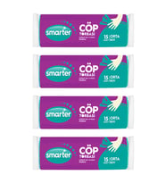 SMARTER 4 LÜ ORTA BOY ÇÖP TORBASI 55x60cm ( ÇÖP POŞETİ )