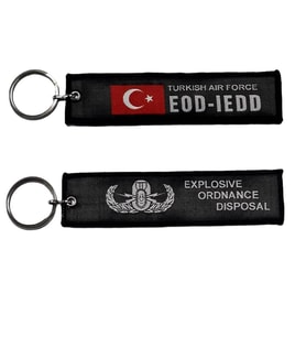 EOD Nano Örme Anahtarlık - Kumaş Anahtarlık (Siyah)