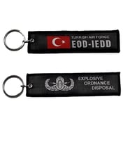 EOD Nano Örme Anahtarlık - Kumaş Anahtarlık (Siyah)