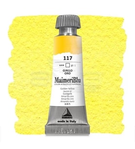 Maimeri Blu Tüp Sulu Boya 12 ml S1 No:117 Golden Yellow