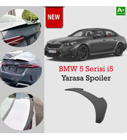 BMW 5 Serisi G60 G68 i5 Uyumlu M4 Yarasa Pianoblack Spoiler