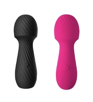 Dazzle 9 Modlu Titreşimli Su Geçirmez Lüks Mini Vibratör (Siyah)