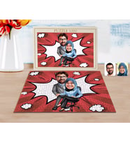 BK Gift Kişiye Özel Sevgililer Karikatürlü 1000 Parça Profesyonel Puzzle-59