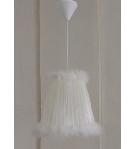 Ç-34 Krem Organze Sarma Yatak Odası Çocuk Odası Genç Ve Bebek Odası Avize Aydınlatma Sarkıt (C.Krem)