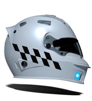 Jet Siyah Damalı Kask Motosiklet Sticker Takımı Çınar Extreme