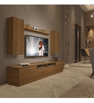 Decoraktiv Trendstyle 5220D Mdf Tv Ünitesi Tv Sehpası - Naturel Pera (PERA MODA)