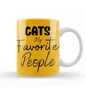 Cat Lover Gifts For   MEN Kupa Bardak Porselen
