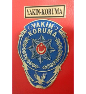 YAKIN KORUMA CÜZDAN ROZETİ (METAL)-SATIN/AL,YAKIN KORUMA KIMLIK KARTLI PERSONELE SATILIR.-SIVILE SATILMAZ