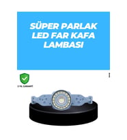 Uzun Pil Ömürlü Kamp ve Dağcılık Kafa Lambası