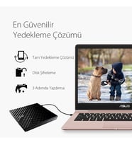 ASUS 8x SDRW-08D2S-U USB 2.0 Slim Harici DVD Yazıcı Siyah