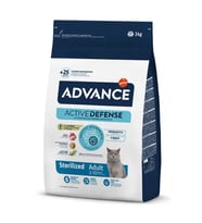 Advance Sterilised Adult Hindi Etli Kısırlaştırılmış Yetişkin Kedi Maması 3 Kg (STD)
