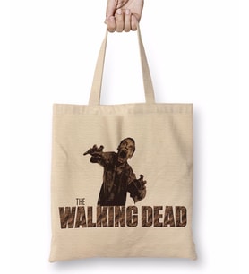 The Walking Dead Zombie Face Bez Çanta Uzun Saplı