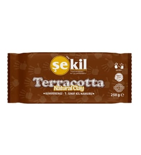 Şekil Seramik Kil Hamuru 250 Gr Kahverengi - 2 adet
