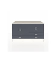 Kronos Konsol 5 Raflı 3 Çekmeceli 4 Kapaklı 176x59x99 Aytaşı-Antrasit