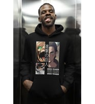 Eren Yeager Attack On Titan Baskılı Unisex Oversize Anime Karakter Hoodie