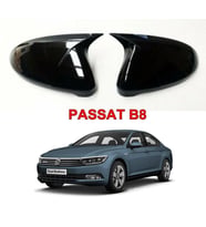 N Passat Uyumlu B8 (2015-2020) Batman Yarasa Ayna Kapağı (Piano Black)