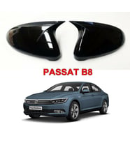 N Passat Uyumlu B8 (2015-2020) Batman Yarasa Ayna Kapağı (Piano Black)