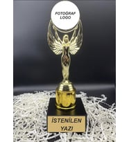 Melek Figürlü Kişiselleştirilebilir Kupa (Altın)