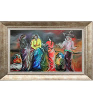 GÜMÜŞ ÇERÇEVELİ TABLO N410