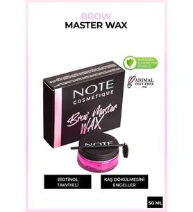 Note Brow Master Kaş Sabitleyici & Şekillendirici Renksiz Wax