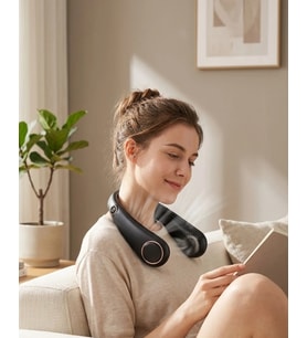 Gizli Turbo Tasarımlı Sessiz Çalışan Boyun Fanı