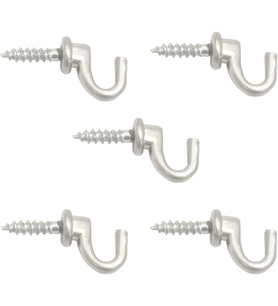 ADET Çengelli Duvar Dolap Çekmece Kapı Metal Anahtar Askı Anahtarlık Askısı Vidalı