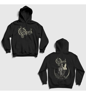 Presmono Unisex Siyah Faith V2 Opeth Sırt Baskılı Kapüşonlu Sweatshirt 516491tt