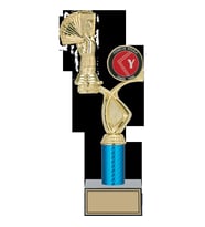 ODAK KUPA - Figürlü Kupalar - Briç Figürlü Kupalar FG-017 C - 34 cm