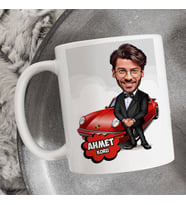 Kişiye Özel Yakışıklı ve Karizmatik Karikatürlü Kupa Bardak