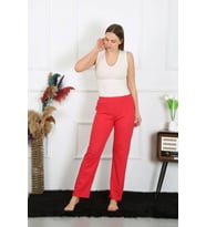 Akbeniz Kadın Pamuk Penye Tek Alt Pijama Mercan 27514