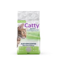 Catty Aloe Vera Kokulu Kedi Kumu 10 Lt (Beyaz)