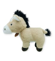 Peluş Hayvanlar Sesli 30 cm At - Bej