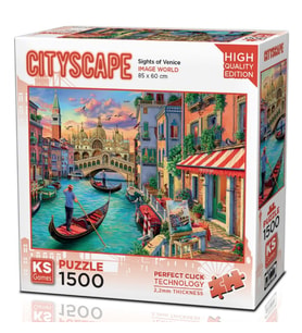 KS Games 1500 Parça  Venedik Manzarası Puzzle