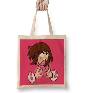 My Hero Academia Uraraka Faces Bez Çanta Uzun Saplı
