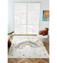 Konfor Bohem Kids Rainbow Modern Dokuma Çocuk Halısı