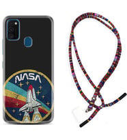 Samsung M21 M22 M23 M30 M31S M32 Kılıf Boyun Asklı Rasta Silikon Nasa 1326