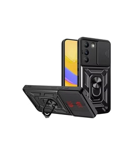 Vivo V30 Lite 4G Pars Lens Yüzüklü Silikon - Siyah