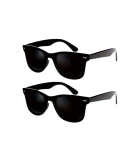 Vos Versa Siyah Unisex 2li Çİft Güneş Gözlüğü VVG011002